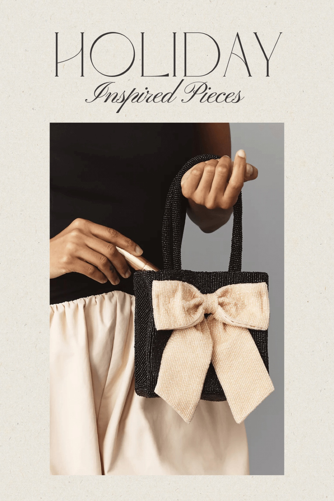 Holiday inspired pieces • large bow • cute purse • Anthropologie finds • Christmas outfit • small purse for wedding 

#LTKGiftGuide #LTKHoliday