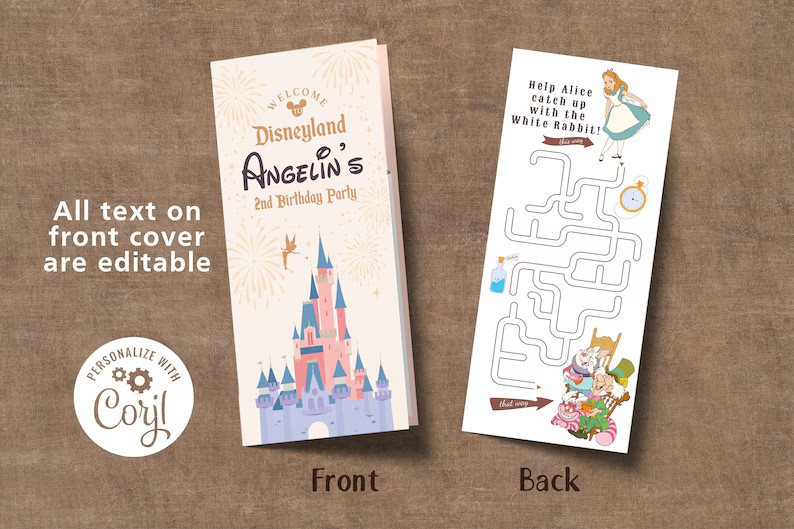 Printable Disneyland Activity Sheet, Disneyland Coloring Page, Kids Activities Sheet, Digital, Pr... | Etsy (US)