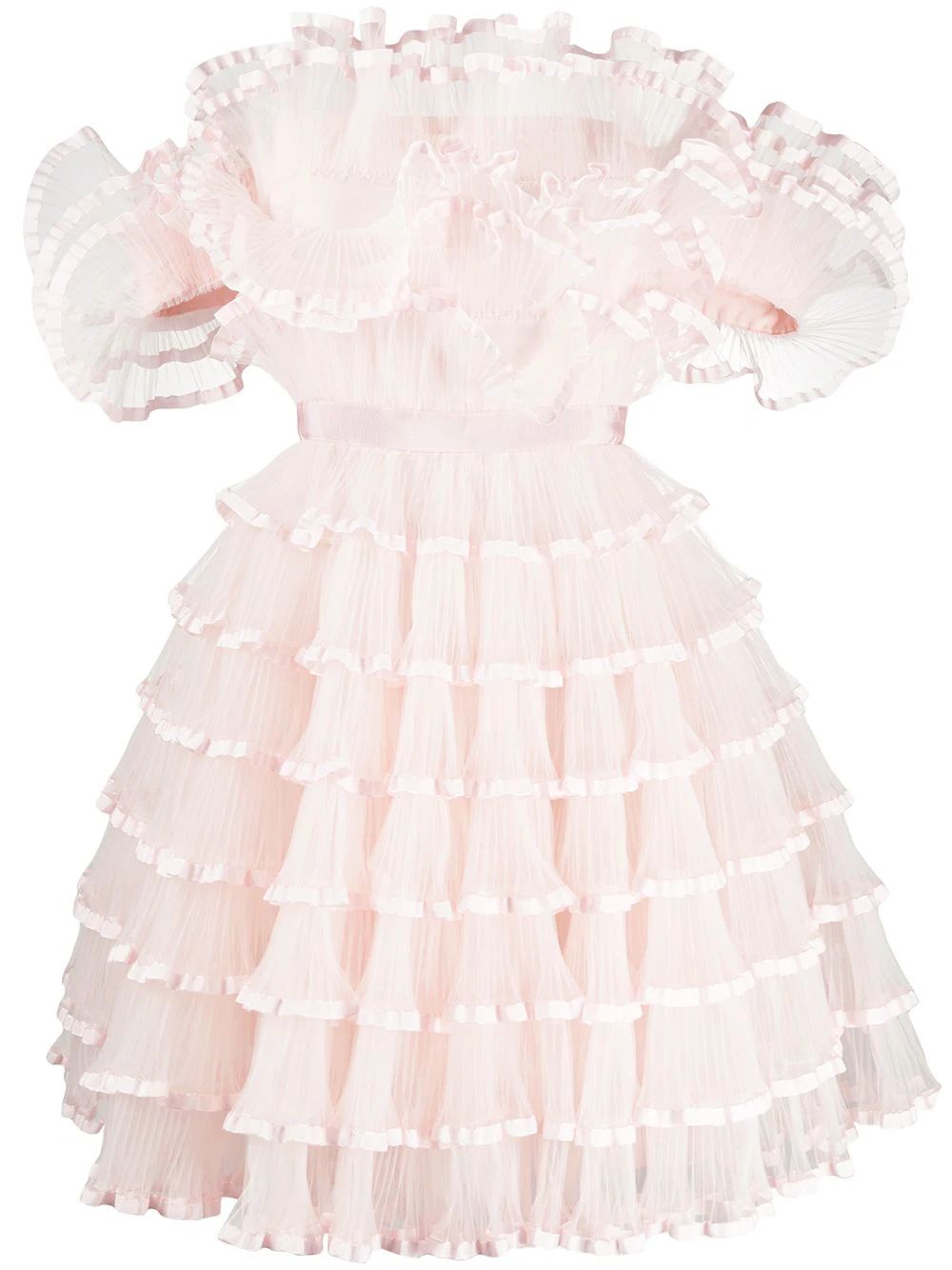 frilly mini dress | Farfetch (US)