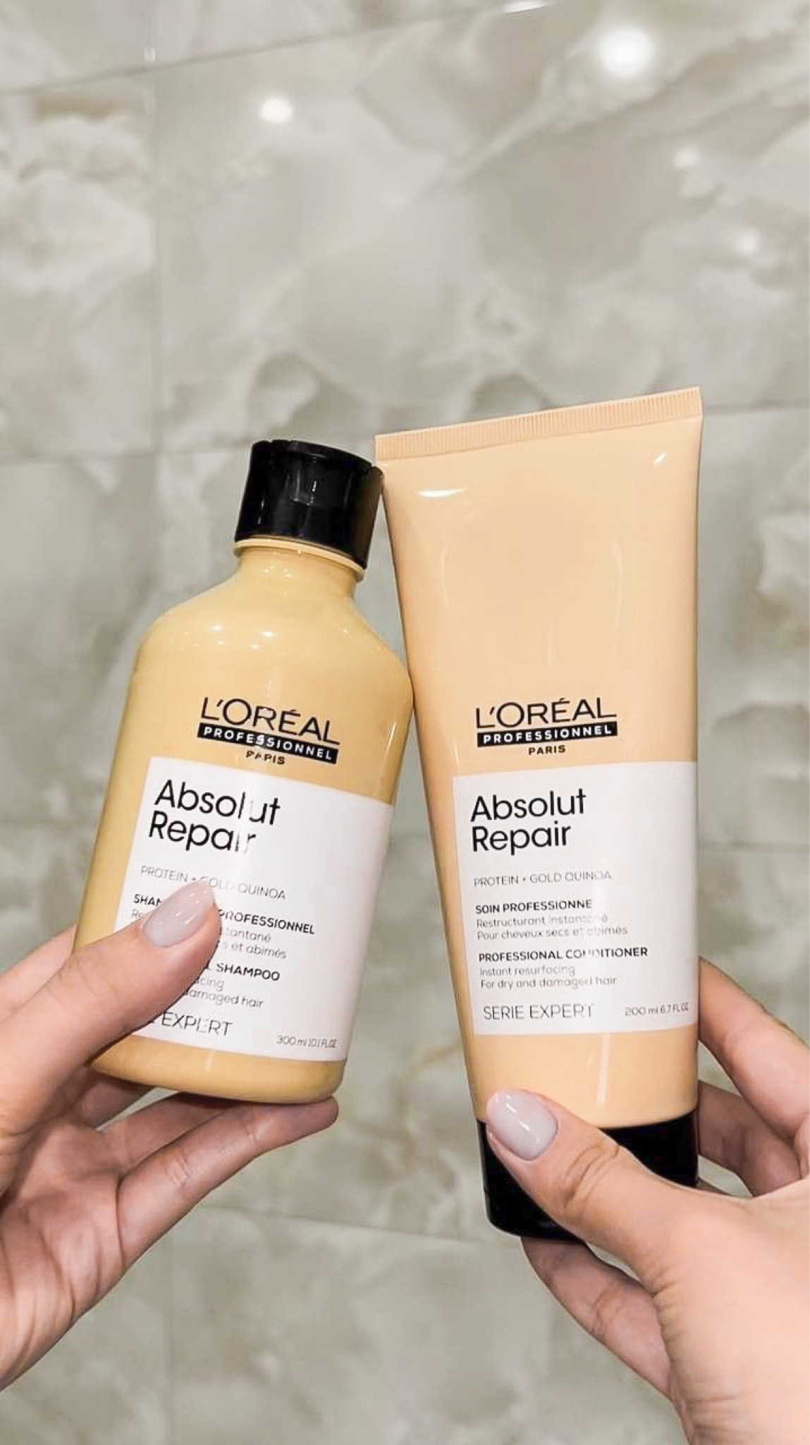 Absolut Repair Loreal 

Para cabelos danificados, reestrutura a fibra capilar, da brilho e maciez

#LTKbrasil #LTKbeauty