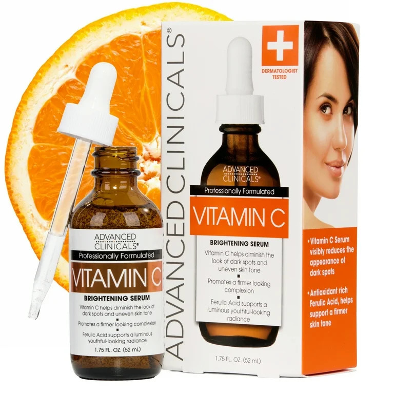 Advanced Clinicals Vitamin C Face Serum 1.75 fl oz | Walmart (US)