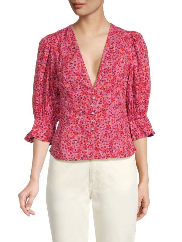 I Found You Floral Top | Saks Fifth Avenue OFF 5TH