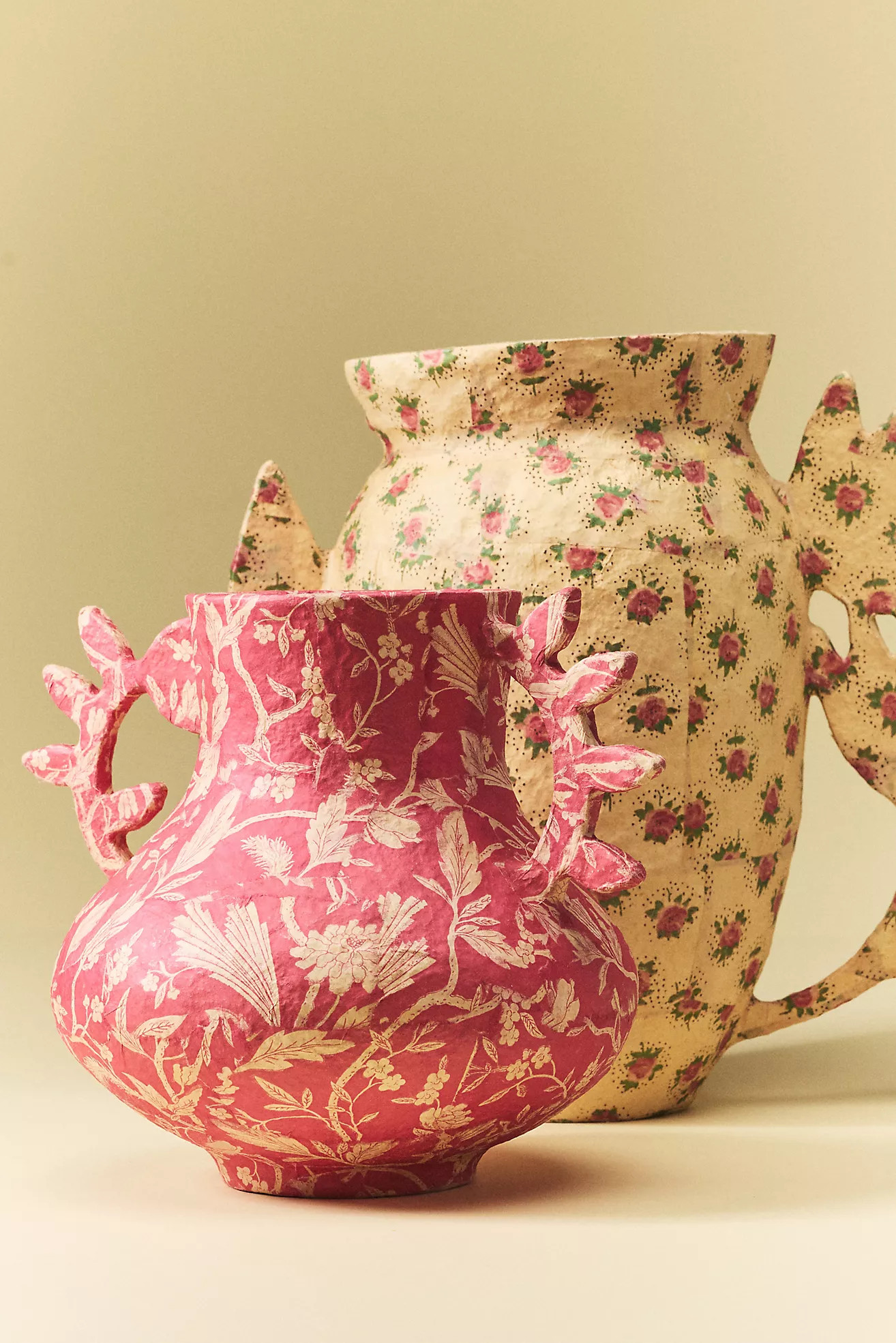 Blossom Mâché Vase | Anthropologie (US)