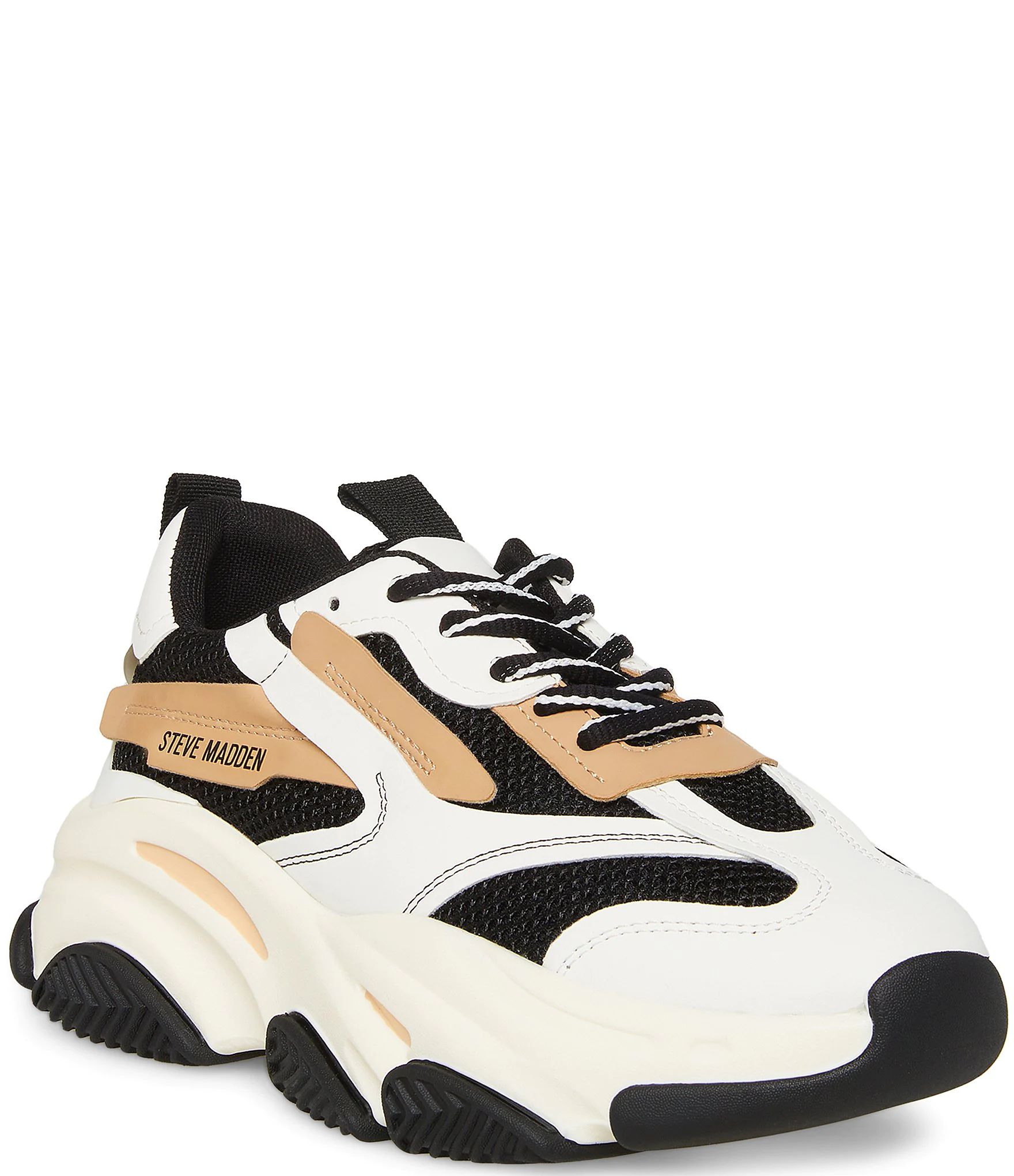 Possession Color Block Chunky Wedge Lace-Up Sneakers | Dillard's