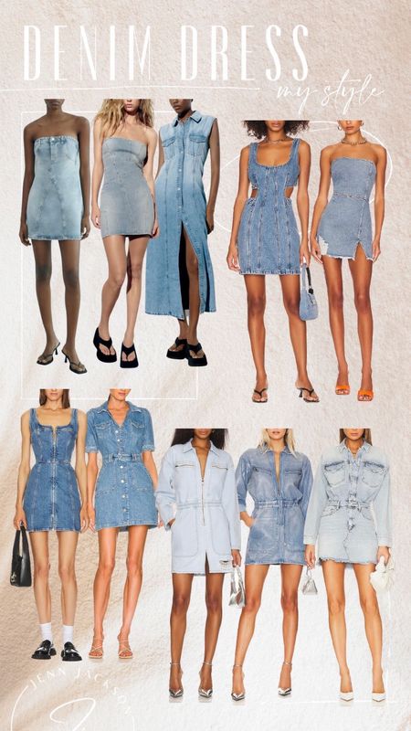 Denim dress 
Zara options as well

#LTKunder100 #LTKSeasonal #LTKtravel