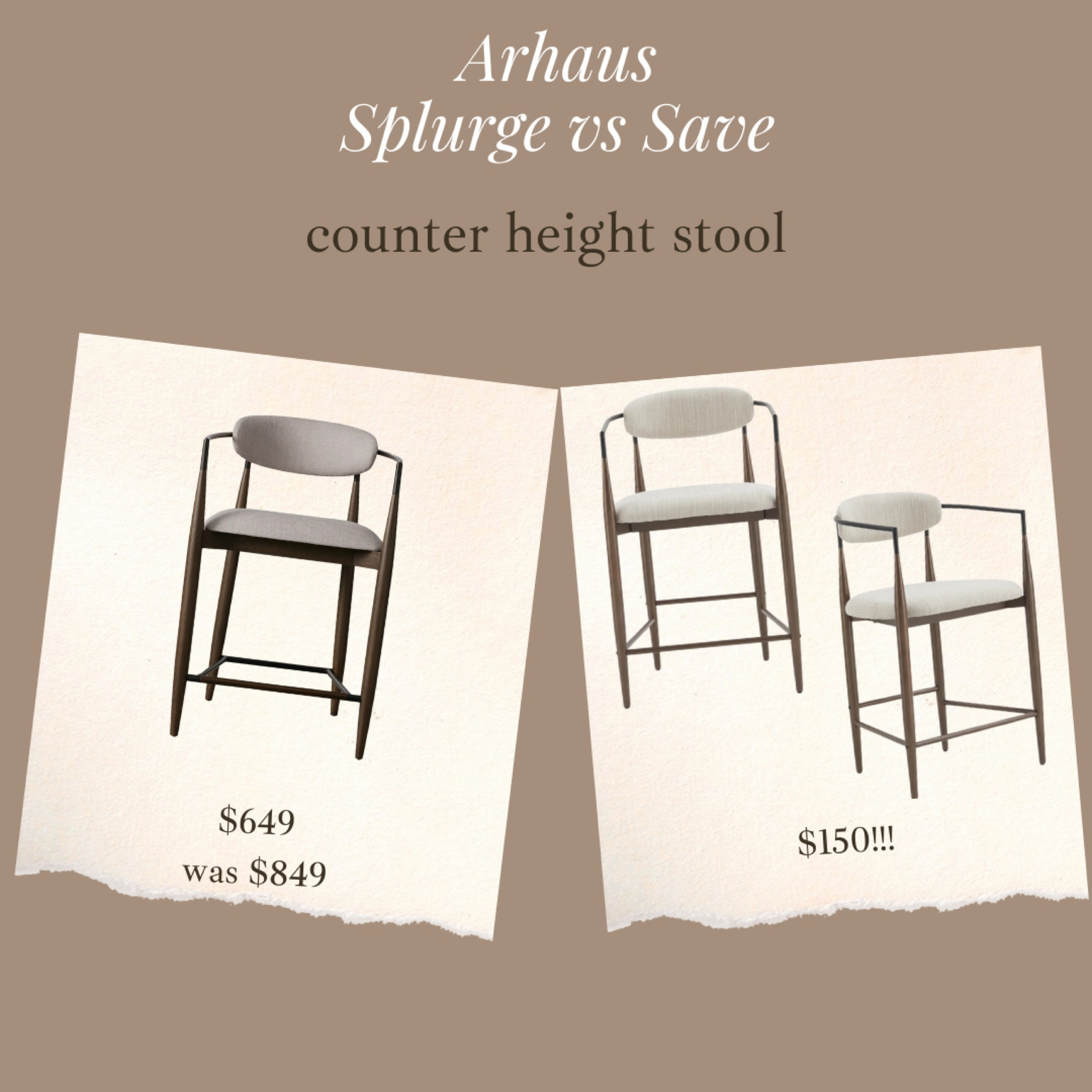 OH MY GOSH!!!! They’re here/available for preorder!!!!! Brand new arhaus jagger inspired counter stools in the oil rubbed bronze color!!!!!!! I was hoping they’d come out with a counter stool version & they did 😍😍😍😍 will sellout! 

#LTKStyleTip #LTKSaleAlert #LTKHome