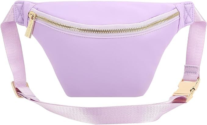 YogoRun Small Belt Pack Mini Waist Bag Nylon Fanny Pack Crossbody Bag for Women Purple Waist Pack... | Amazon (US)