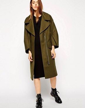 ASOS Coat with Military Detail | ASOS UK