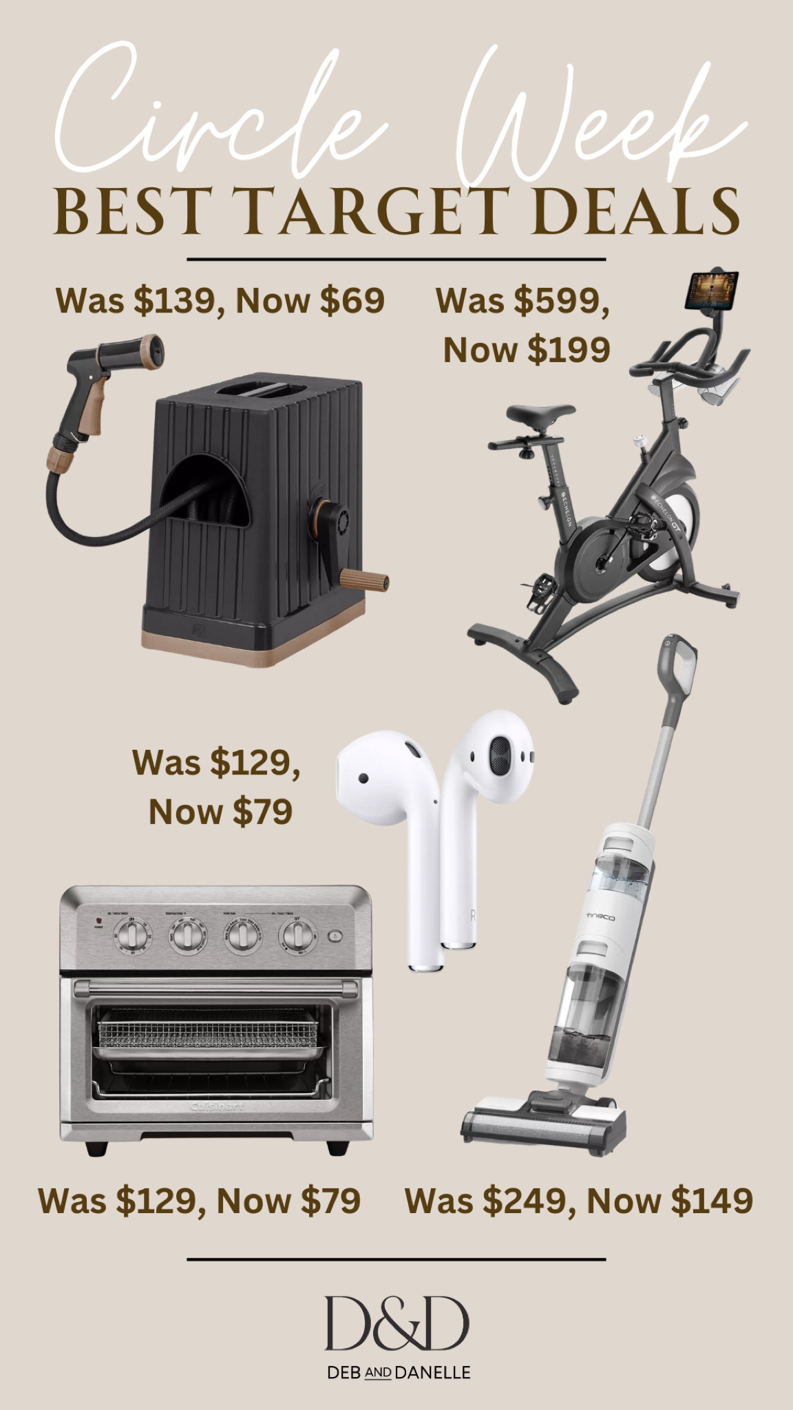 Target Circle Week deals have started. Here are some of the best deals of the day. 

Retractable Hose | AirPods | All In One Toaster Oven Air Fryer | Tineco Vac | Echelon Exercise Bike 

#LTKSummerSales #LTKHome #LTKSaleAlert