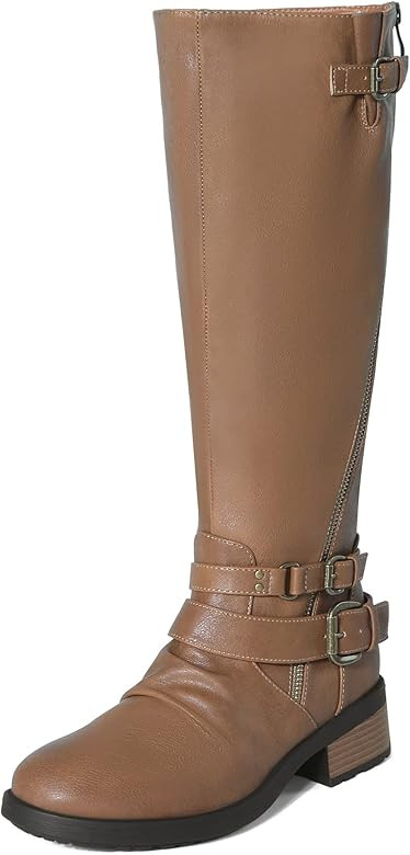 DREAM PAIRS Women's Sunrider Knee High Winter Military Combat Boots | Amazon (CA)