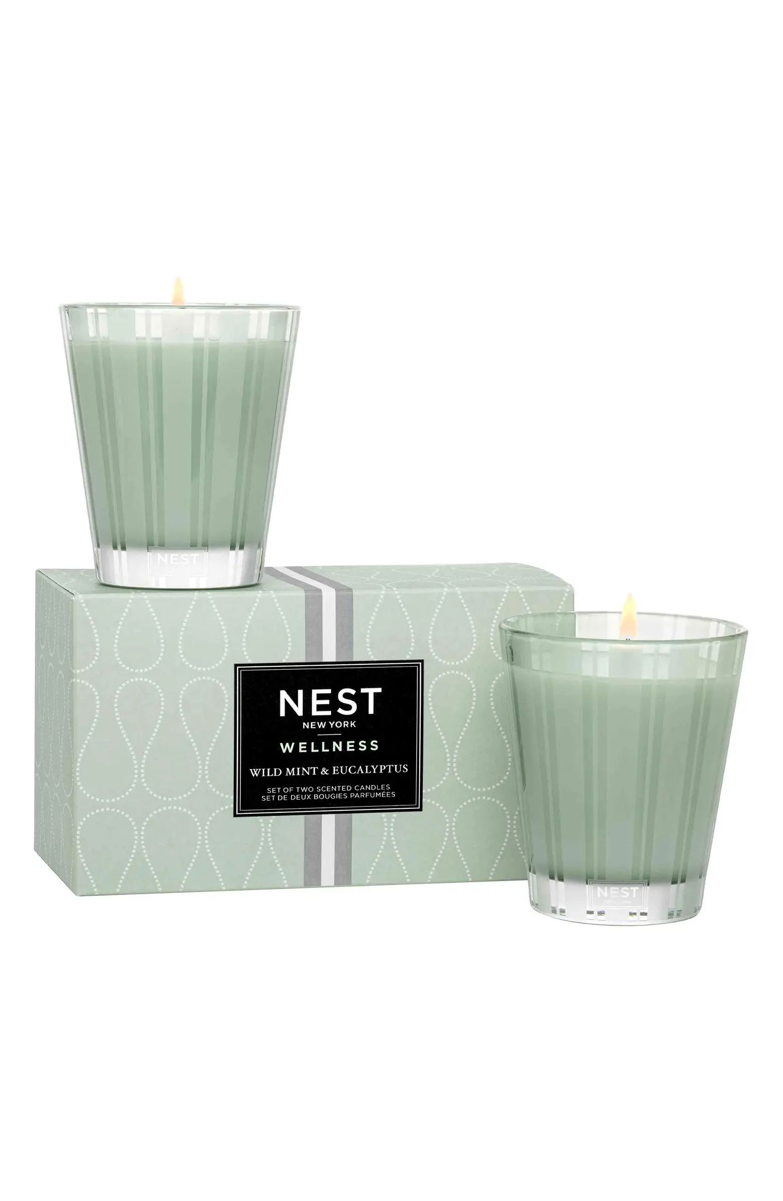 Wild Mint & Eucalyptus Candle Duo $92 Value | Nordstrom Rack
