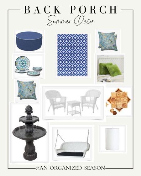 Here are some great finds for decorating your back porch. Shop with An Organized Season

#LTKSeasonal #LTKhome