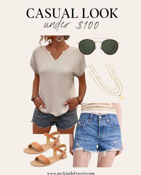 This cute causal look is my go-to outfit for spring. Everything is from Amazon. Get the whole look for under $100!

#LTKfindsunder100 #LTKstyletip #LTKSeasonal