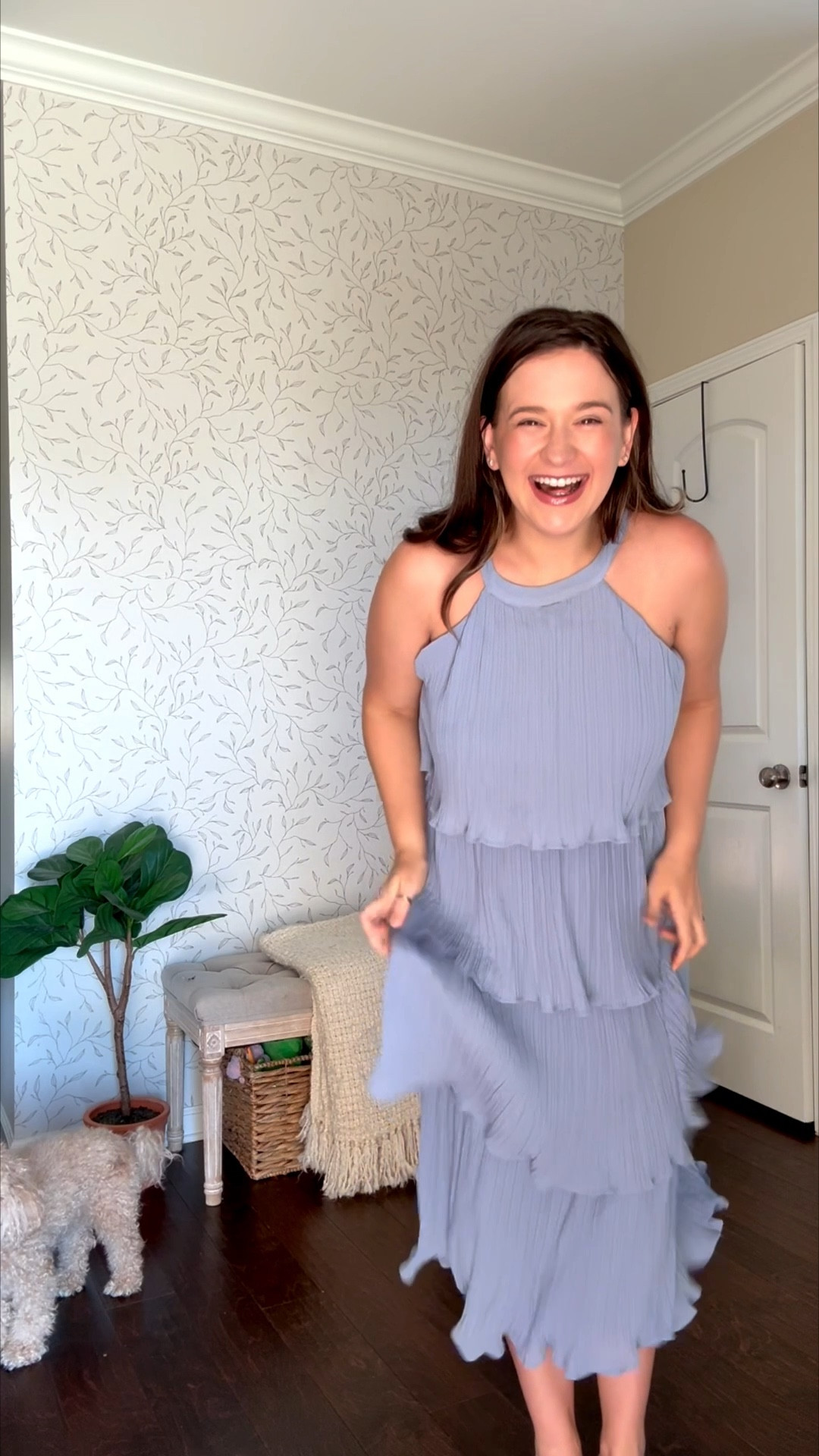 Consider my winter blues cured when I’m wearing this dress 🩵

#LTKootd #LTKSeasonal