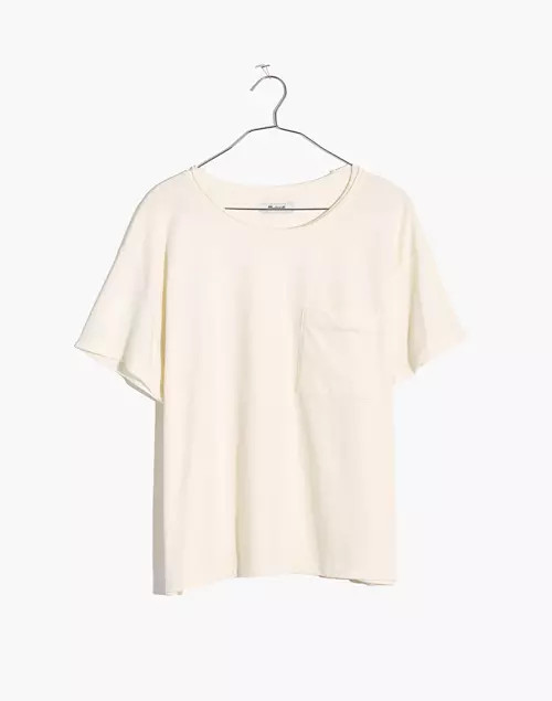 Softfade Cotton Oversized Pocket Tee | Madewell