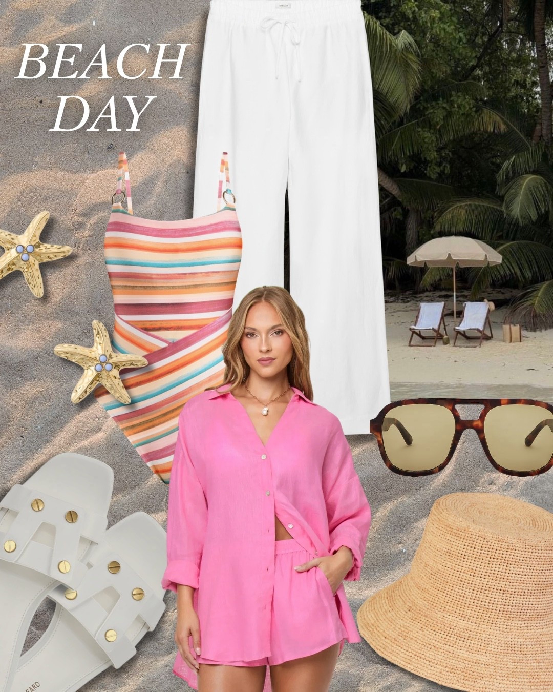 WHAT TO PACK for your next vacation - Beach day! 🌴✨☀️

#LTKgrwm #LTKTravel #LTKSwim