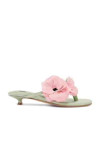 Sleeper Poppies Kitten Heel in Mint & Pink from Revolve.com | Revolve Clothing (Global)