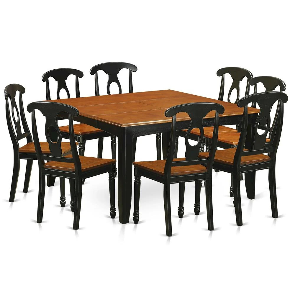 9 Pc Dining room set-Dining Table and 8 Wooden Dining Chairs | Shop Simon