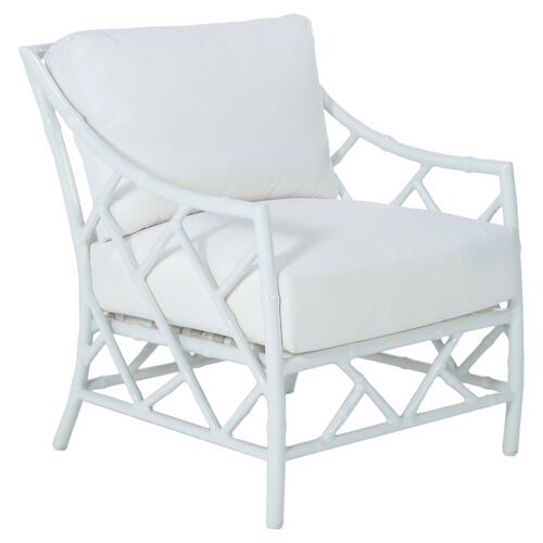Kit Lounge Chair, White | One Kings Lane