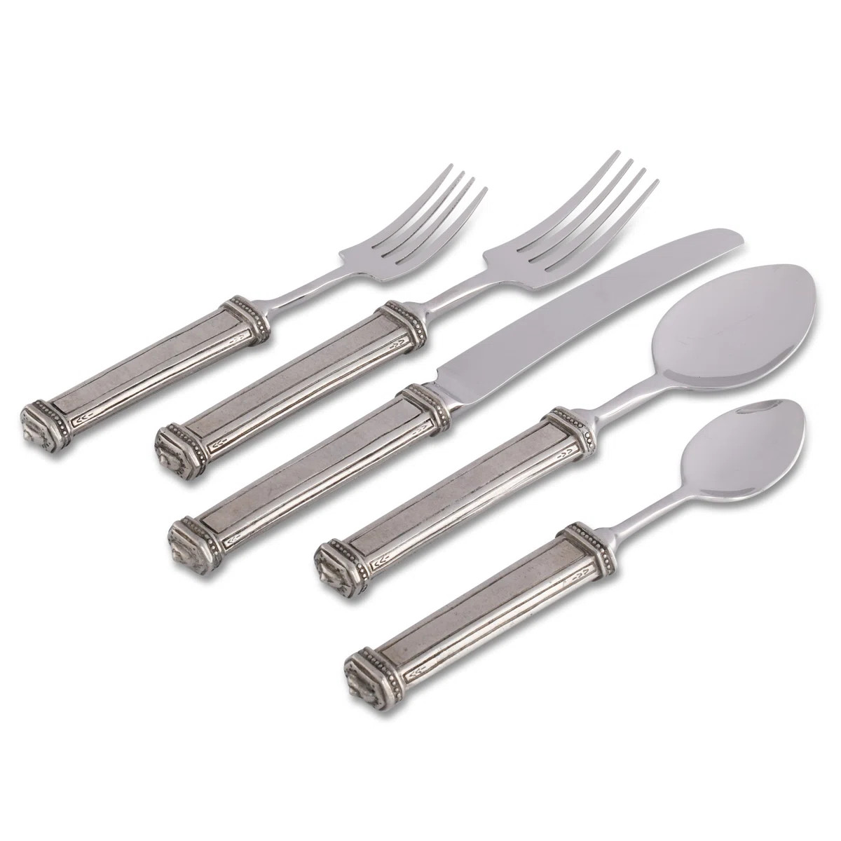 Majestic Forest 5 - Piece Stainless Steel Flatware Set - Service for 1 | Perigold