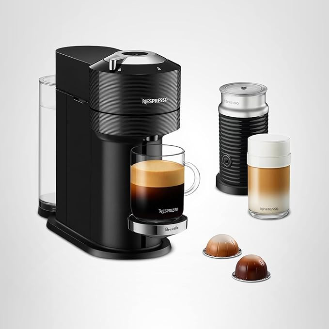 Nespresso Vertuo Next Premium Coffee and Espresso Maker by Breville with Aeroccino Milk Frother | Amazon (US)