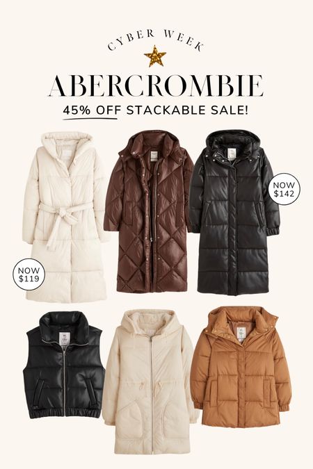 CODE AFCHAMP // Abercrombie HUGE stackable 45% off sale happening! Trending now: PUFFERS 🤎

Abercrombie sale, Abercrombie outfit, holiday outfit, Gifts for her, gifts for the trendsetter, gifts for mom, gifts for sister, gifts for friend, holiday gift guide for her, 2022 gift guide, 2022 holiday gift guide, puffer jacket, puffer coat#LTKCyberweek

#LTKGiftGuide #LTKHoliday #LTKxAF