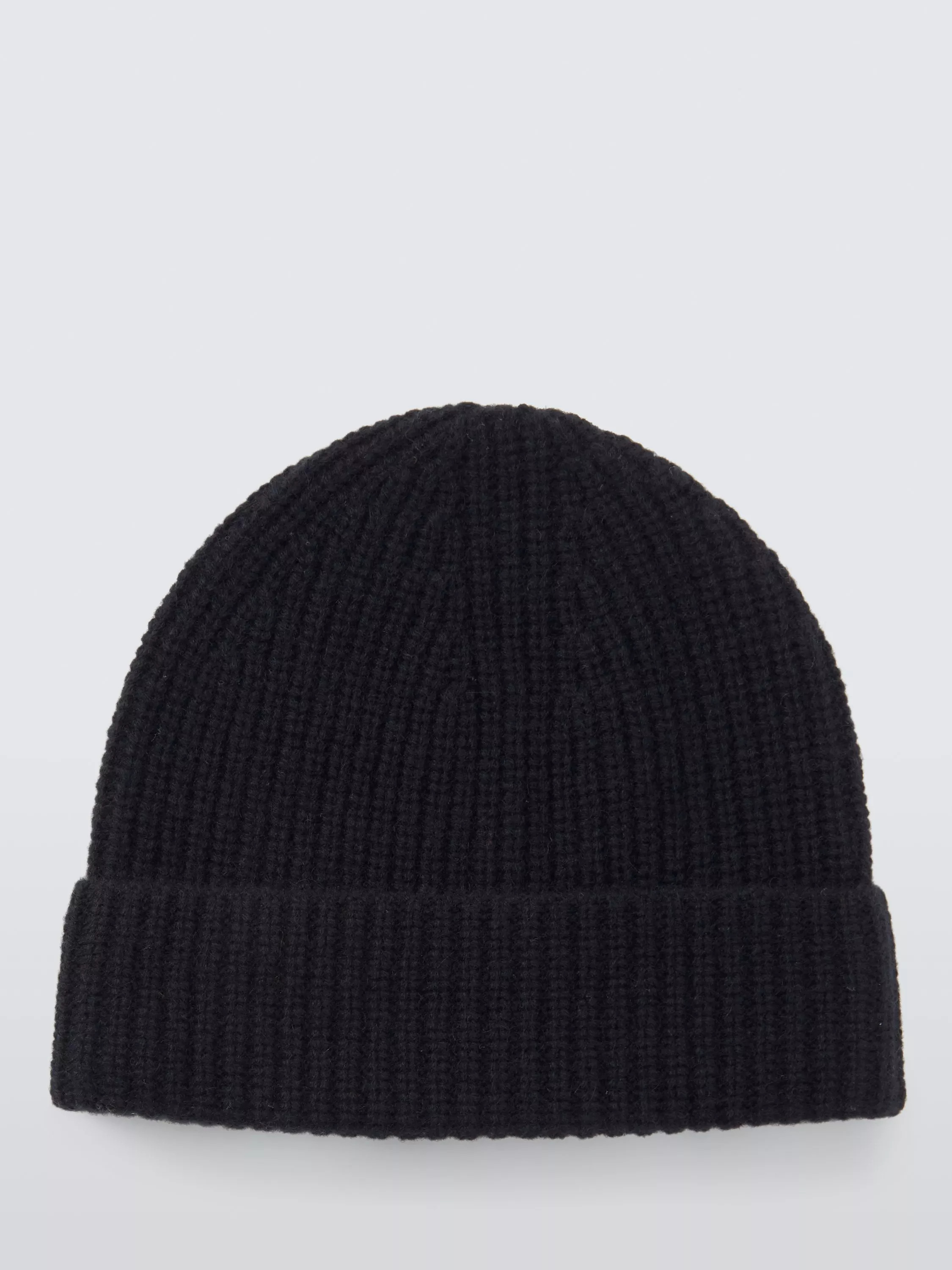 John Lewis Cashmere Rib Knit Beanie Hat | John Lewis (UK)