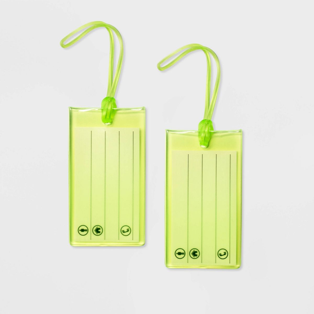 2pk Jelly Luggage Tag - Open Story™ | Target