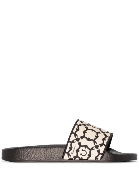 Salvatore Ferragamo Groovy slip-on Slides - Farfetch | Farfetch (CA)