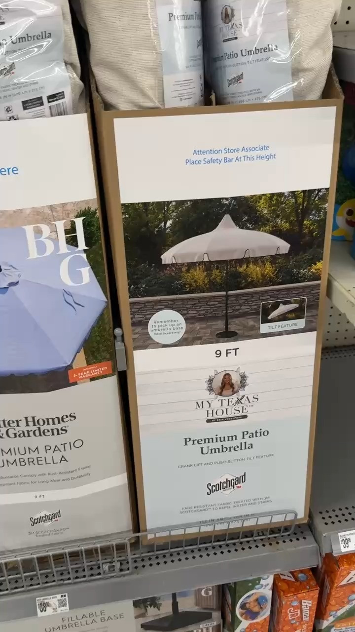 Both of these umbrellas are incredible. I’ve been thinking about switching out my backyard ones for a light blue! But the shape of the other one is so great. 

 #LTKSeasonal #LTKHome