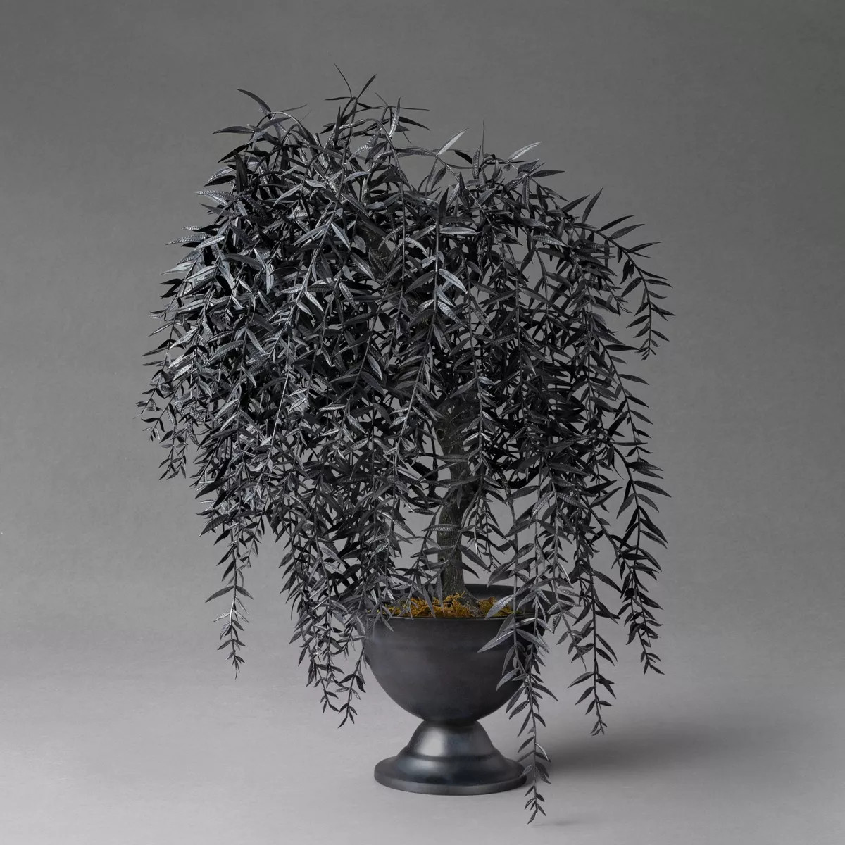 22" Faux Willow Potted Artificial Plant Black - John Derian For Target | Target
