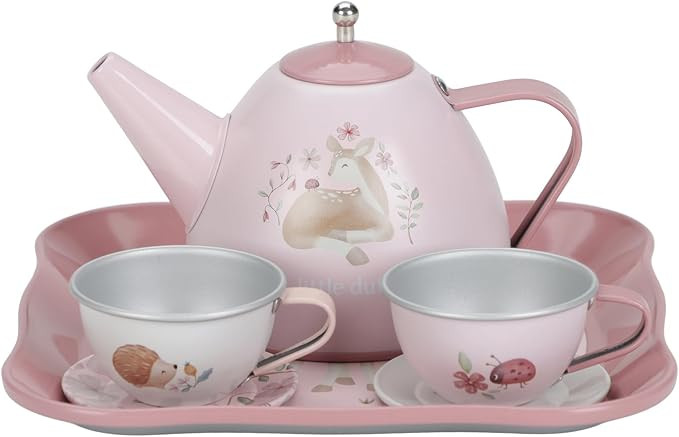 Little Dutch Fairy Garden 2013746 Tin Tea Set with Case | Amazon (US)