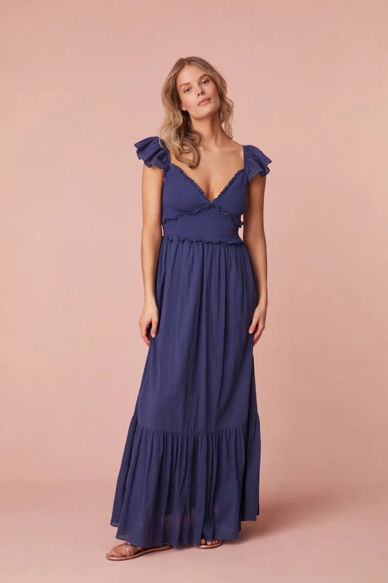 Katina Cotton Maxi Dress | LOVESHACKFANCY