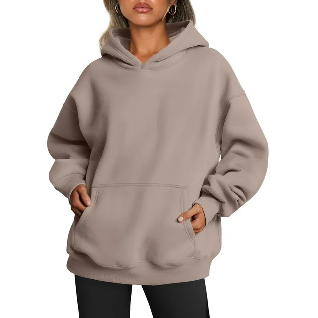 SUNBS Oversized Hoodies for Women Fall Fashion Sweatshirts Pullover Womens Clothes with Pocket - ... | Walmart (US)