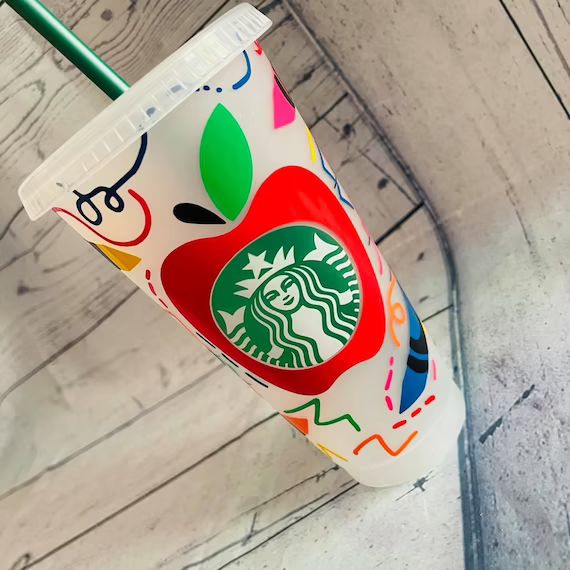Teacher Starbucks Cup Personalized Starbucks Cup Back to | Etsy | Etsy (US)