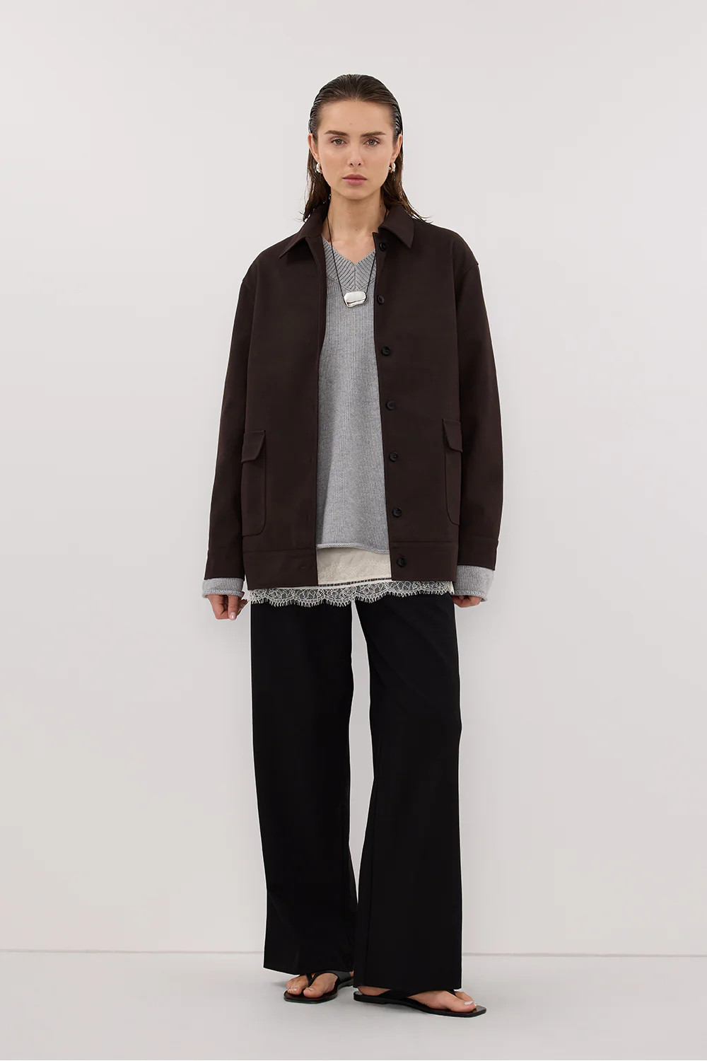 REMY BLACK TAILORED PANT | DISSH