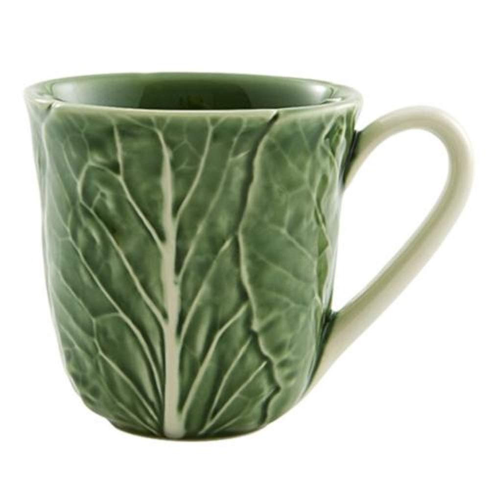Bordallo Pinheiro Cabbage Mug Natural, Green | Amazon (US)