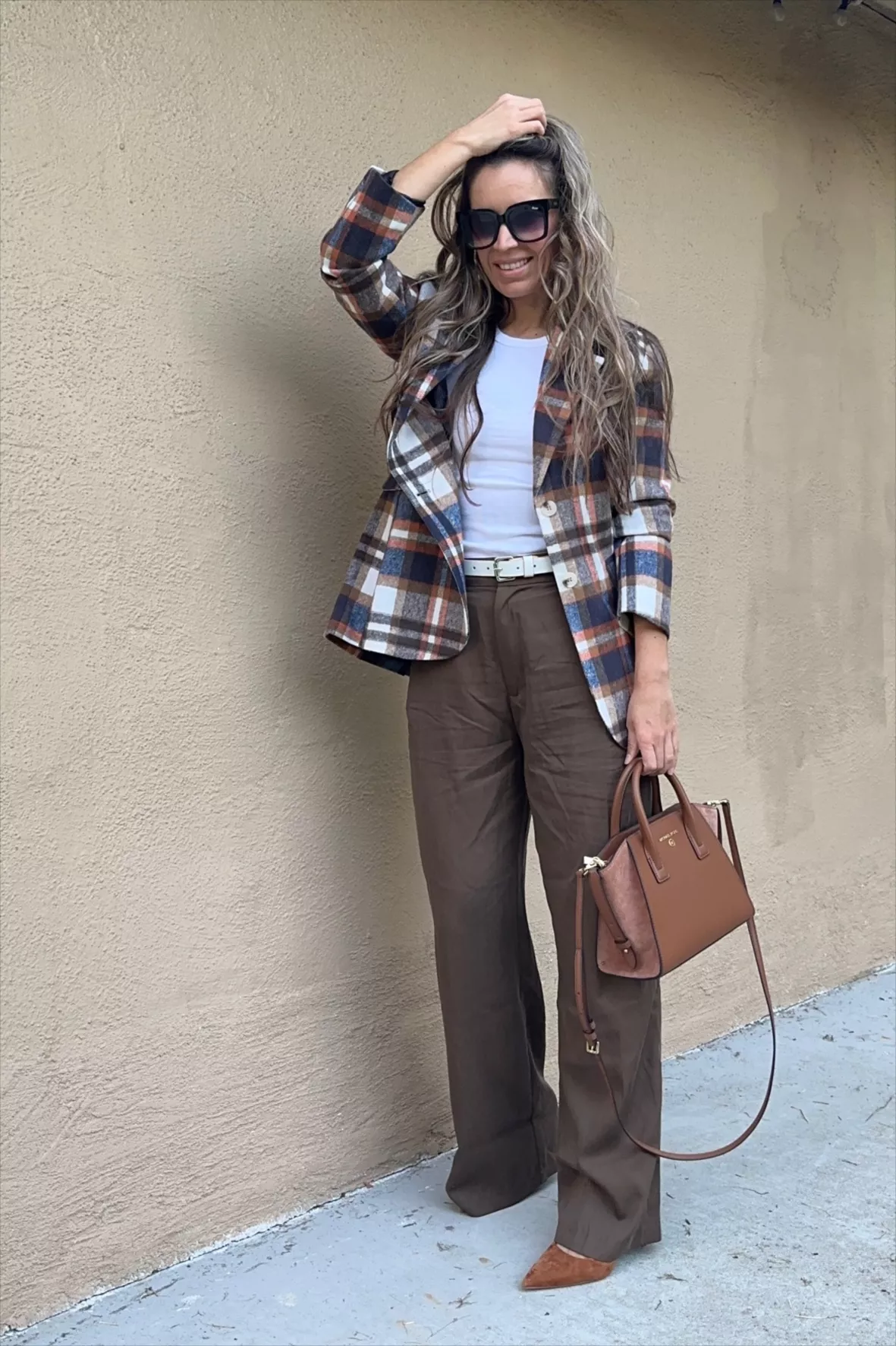 Oversize Plaid Blazer curated on LTK