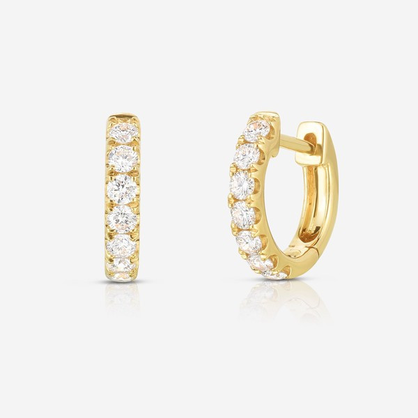 Petite Jumbo Diamond Huggies | Ring Concierge