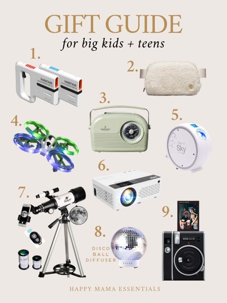 Gift guide for big kids girls boys and teens. Fun tech gifts 2023

#LTKGiftGuide #LTKHoliday #LTKfindsunder100