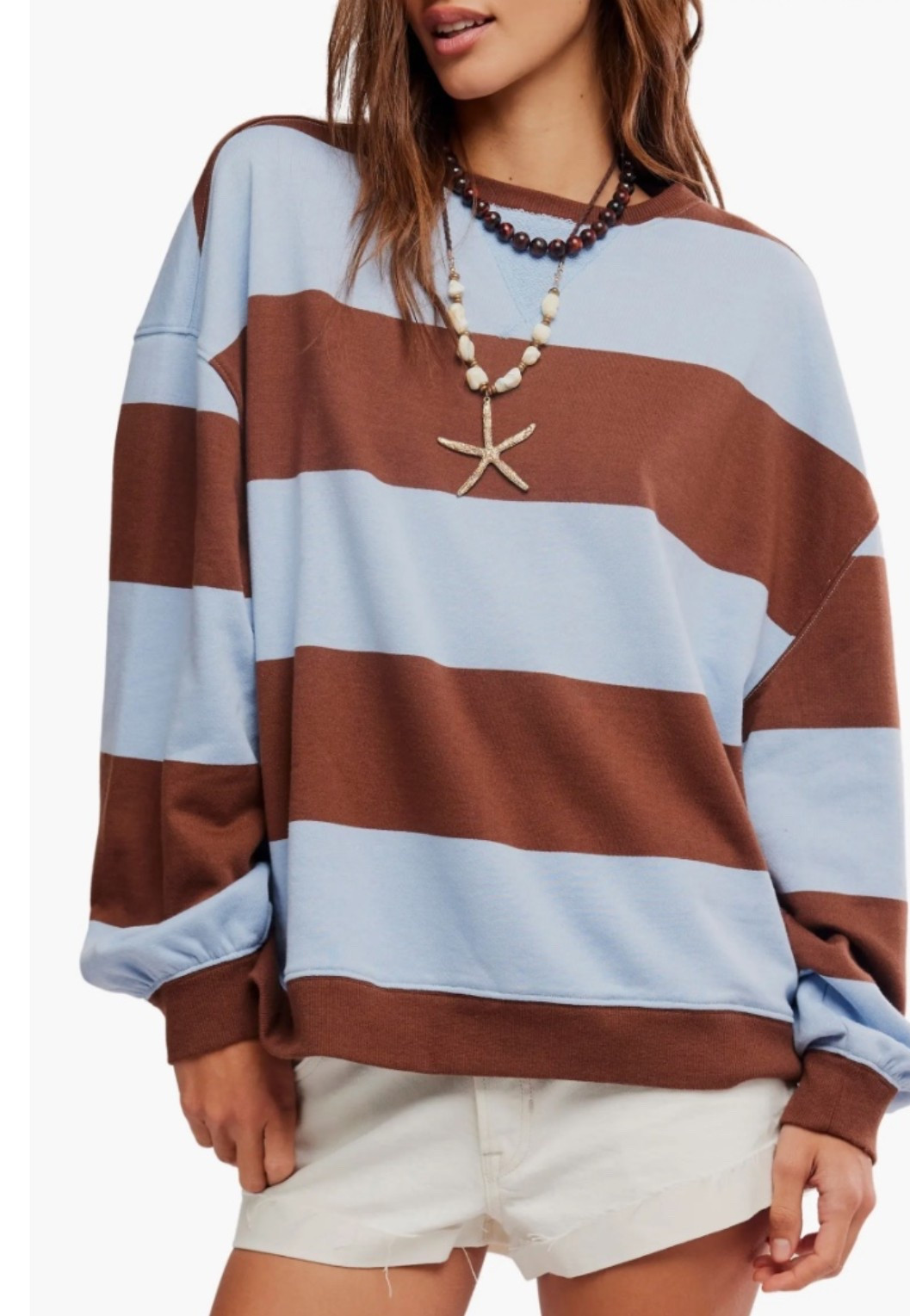 Striped sweatshirt 
Spring arrivals 

#LTKSeasonal