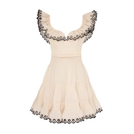 Embroidered Frilled Mini Dress            
        
            

    
    
    











    
... | ZIMMERMANN (US, CA, EU, MENA)