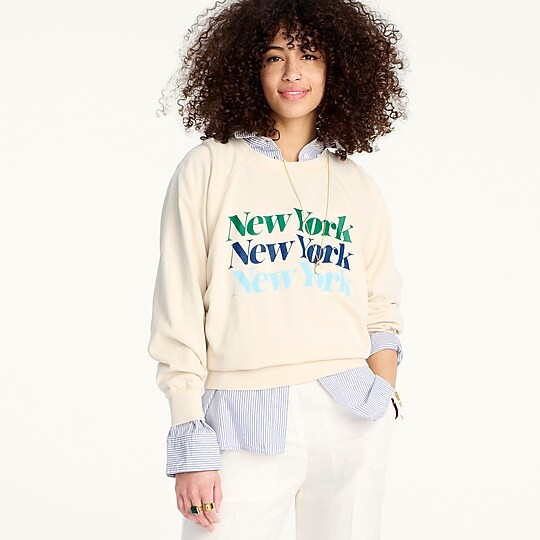 Magic Rinse™ "New York" crewneck sweatshirt | J. Crew US