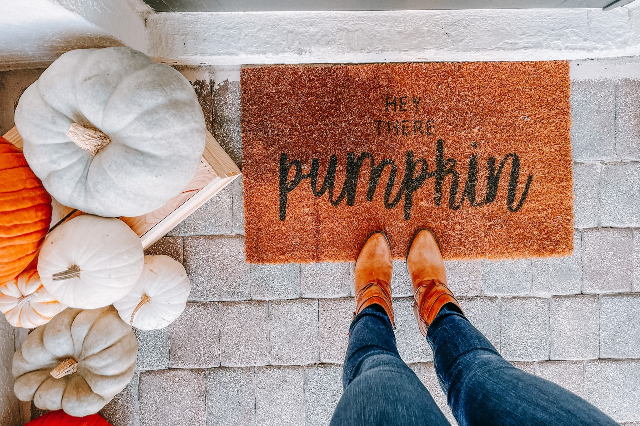 Happy fall front door mat season! 

#LTKhome #LTKSeasonal #LTKfamily