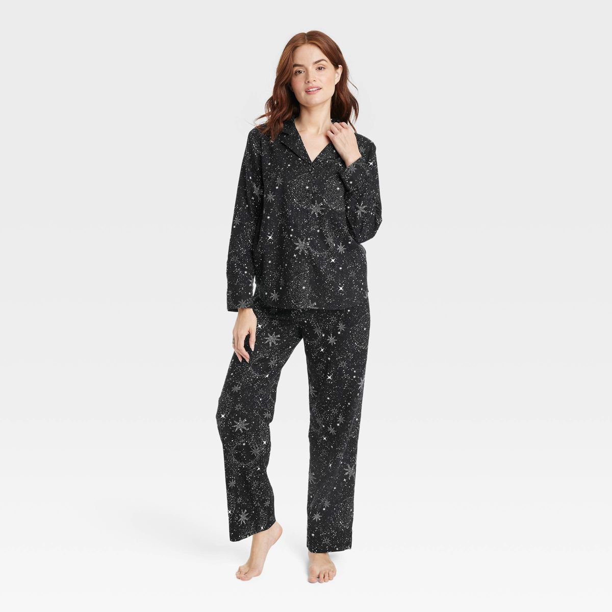 Women's Flannel Pajama Set - Stars Above™ | Target