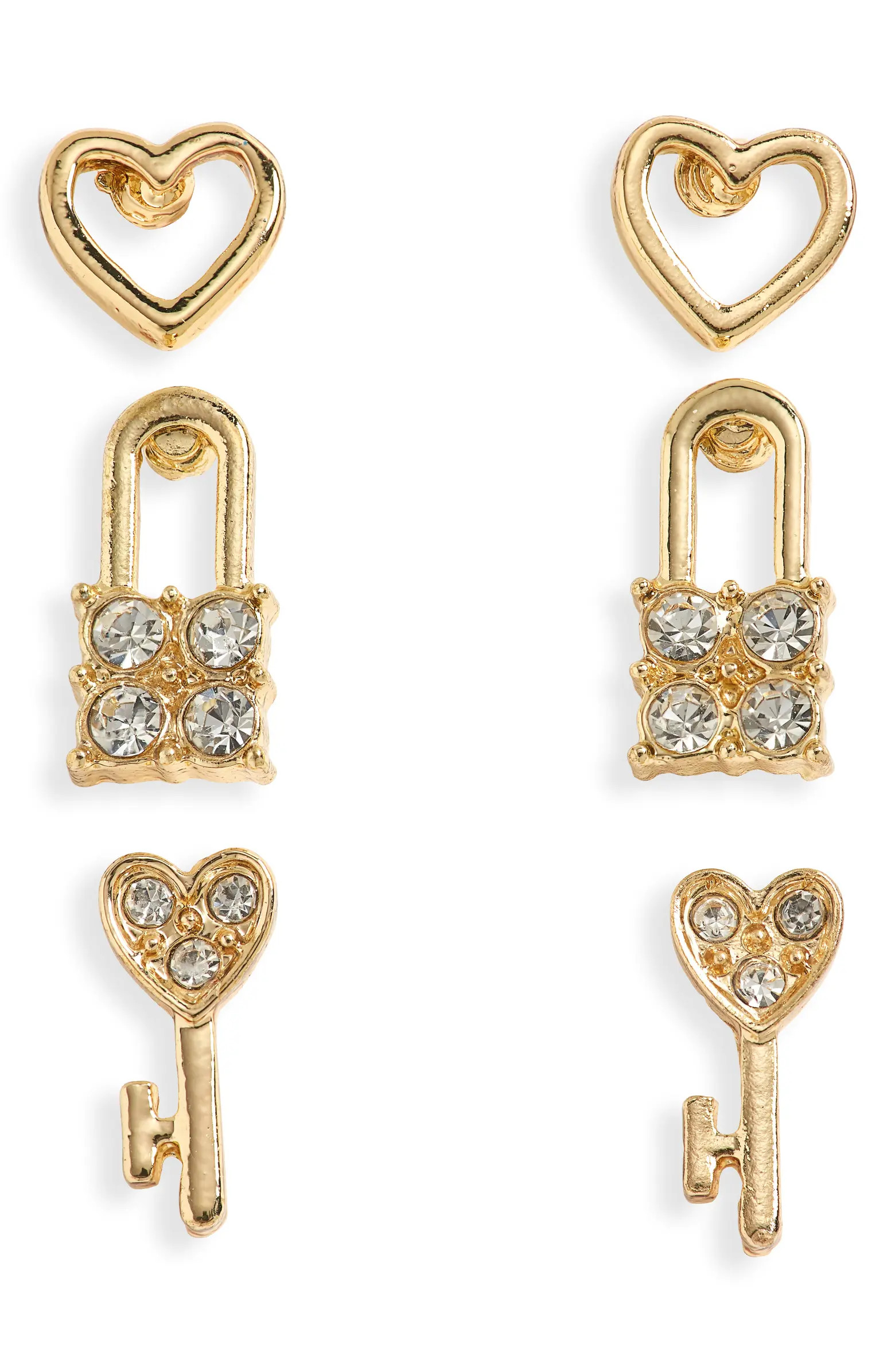 BP. Set of 3 Earrings | Nordstrom | Nordstrom