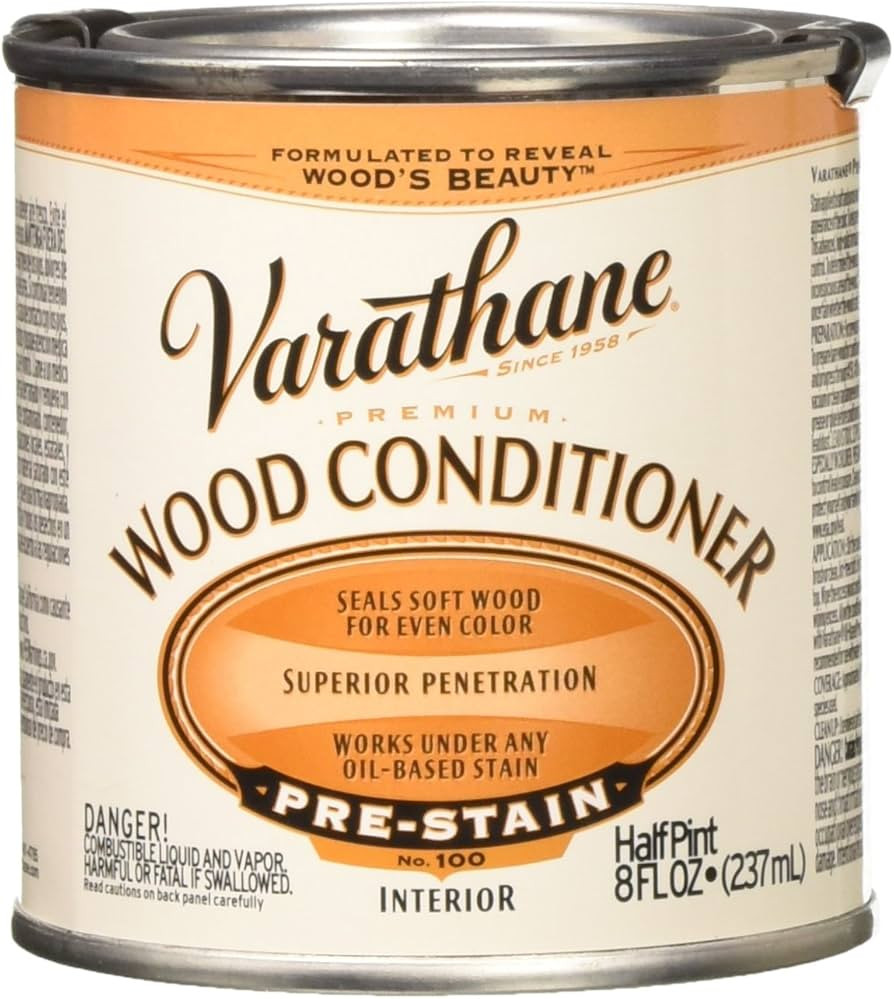 Varathane 211776 Premium Wood Conditioner, Half Pint | Amazon (US)