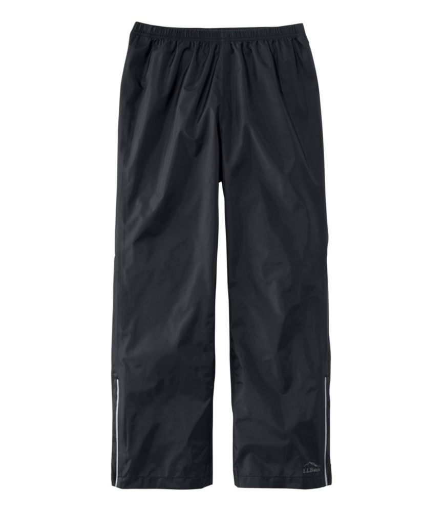 Kids' Trail Model Rain Pants Black 12, Synthetic Nylon L. L.Bean | L.L. Bean