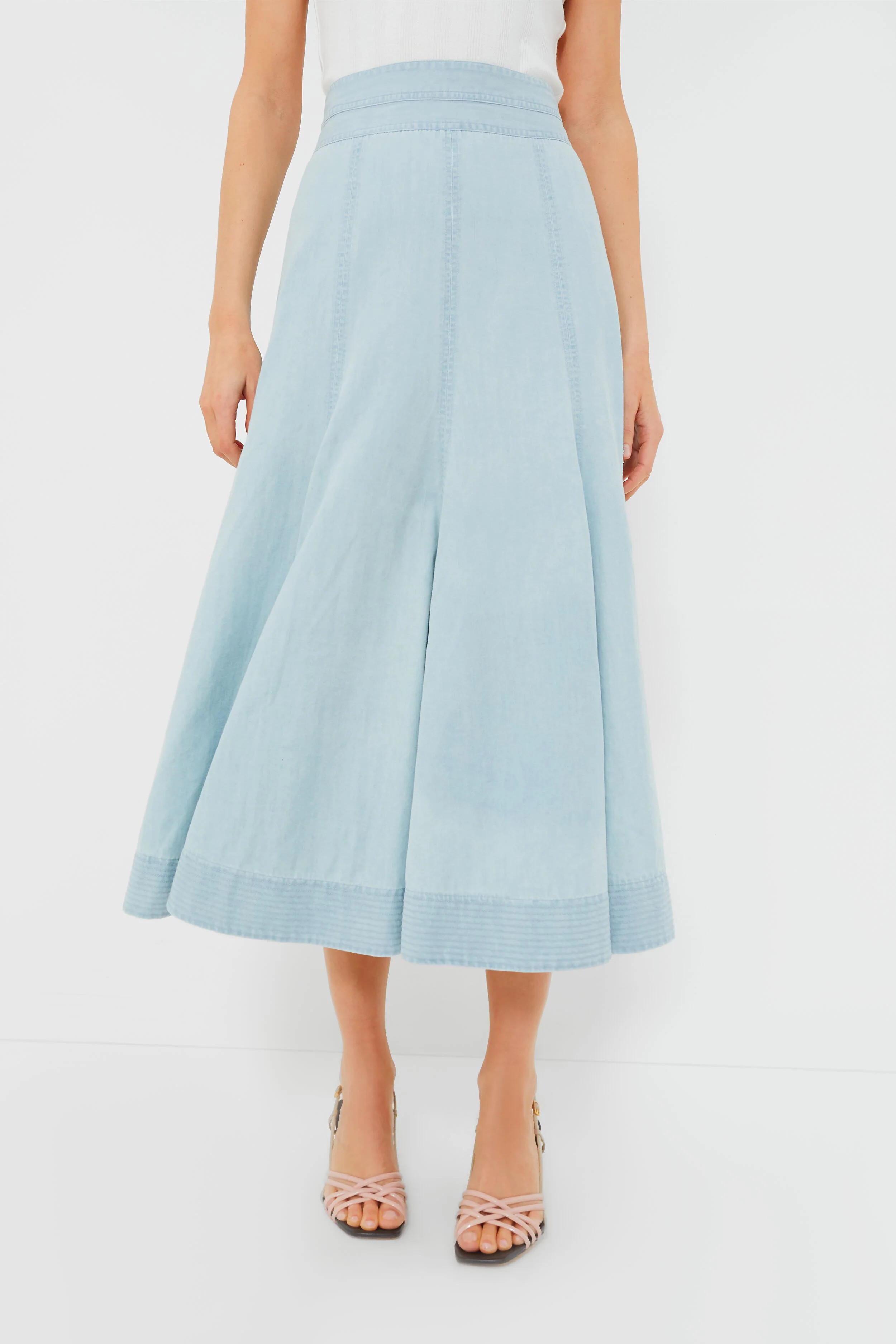 Denim Brynn Skirt | Tuckernuck (US)
