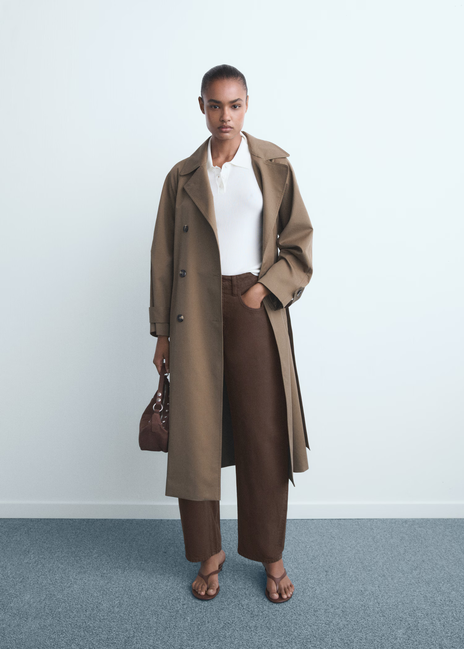 High-waisted barrel jeans | Mango (US/MX/AU)